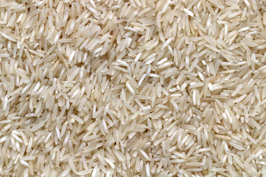 Basmati 1121 rice grains
